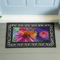 thumbnail image 2 of Evergreen Cornflower & Butterfly Sassafras Indoor Outdoor Switch Doormat 1'10"x10" Multicolored, 2 of 2