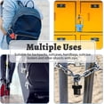 thumbnail image 3 of Code Padlock 3 Digits 4 Pieces Airplane Suitcase Padlock Small Code Padlock College Locker Code Padlock Color Padlock T-shirt Shape for Luggage Suitcase Pannier Bicycles Multicolor, 3 of 5