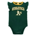 thumbnail image 2 of Infant Green/Heather Gray Athletics Little Fan Two-Pack Bodysuit Set, 2 of 5