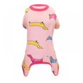 thumbnail image 1 of Pijamas bonitos para mascotas Eleanos, ropa para cachorros, mono cómodo de algodón, 1 of 4