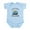 Sky Blue, variant on CafePress - Little Cruiser Infant Bodysuit - Baby Light Bodysuit, Size Newborn - 24 Months