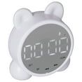 thumbnail image 6 of P1 Bluetooth Speaker Alarm Clock Rechargeable Digital Alarm Clocks with Bluetooth Speaker for Kids Bedroom OfficeWhite, 6 of 8