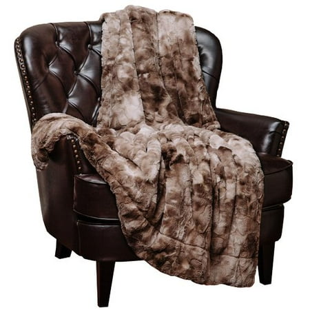 Latitude Run Trio Super Soft Fuzzy Faux Fur Throw Blanket