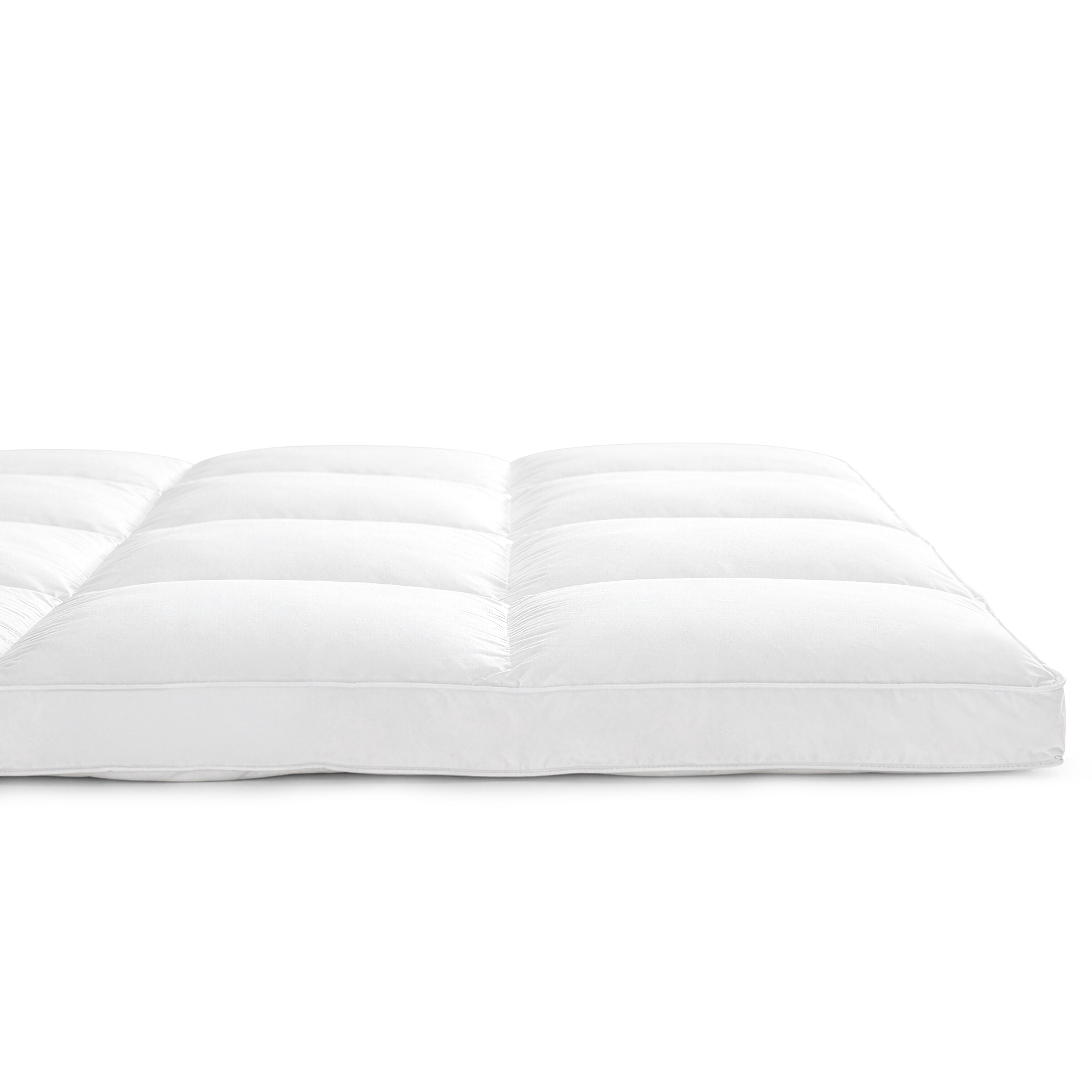 Superior Huron 2 inch Down Alternative Hypoallergenic Polyester Mattress Topper, White, Full