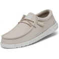 thumbnail image 2 of Hey Dude Mens Wally Slub Canvas  Loafer - Natural, 2 of 2