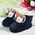 thumbnail image 4 of Generic Baby Girls Boys Cotton Booties Newborn Winter Warm Slippers Toddler Non Slip Boots House Socks Warm Baby Shoes, 4 of 7
