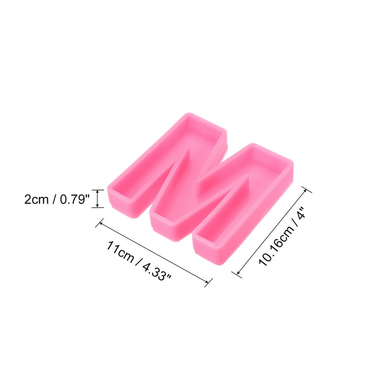 Silicone Resin Letter Mold 3D Mold for Epoxy Resin Art Large L