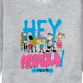 thumbnail image 3 of Hey Arnold! - Arnold Spray Paint 96 - Men's Crew Neck Fleece Pullover, 3 of 5