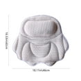 thumbnail image 3 of Bath Pillow, Tub Pillow for Bathtub with Strong Non-Slip Suction Cups and Comfortabl 3D AirMesh Bath Pillow for Women &Man, 3 of 11