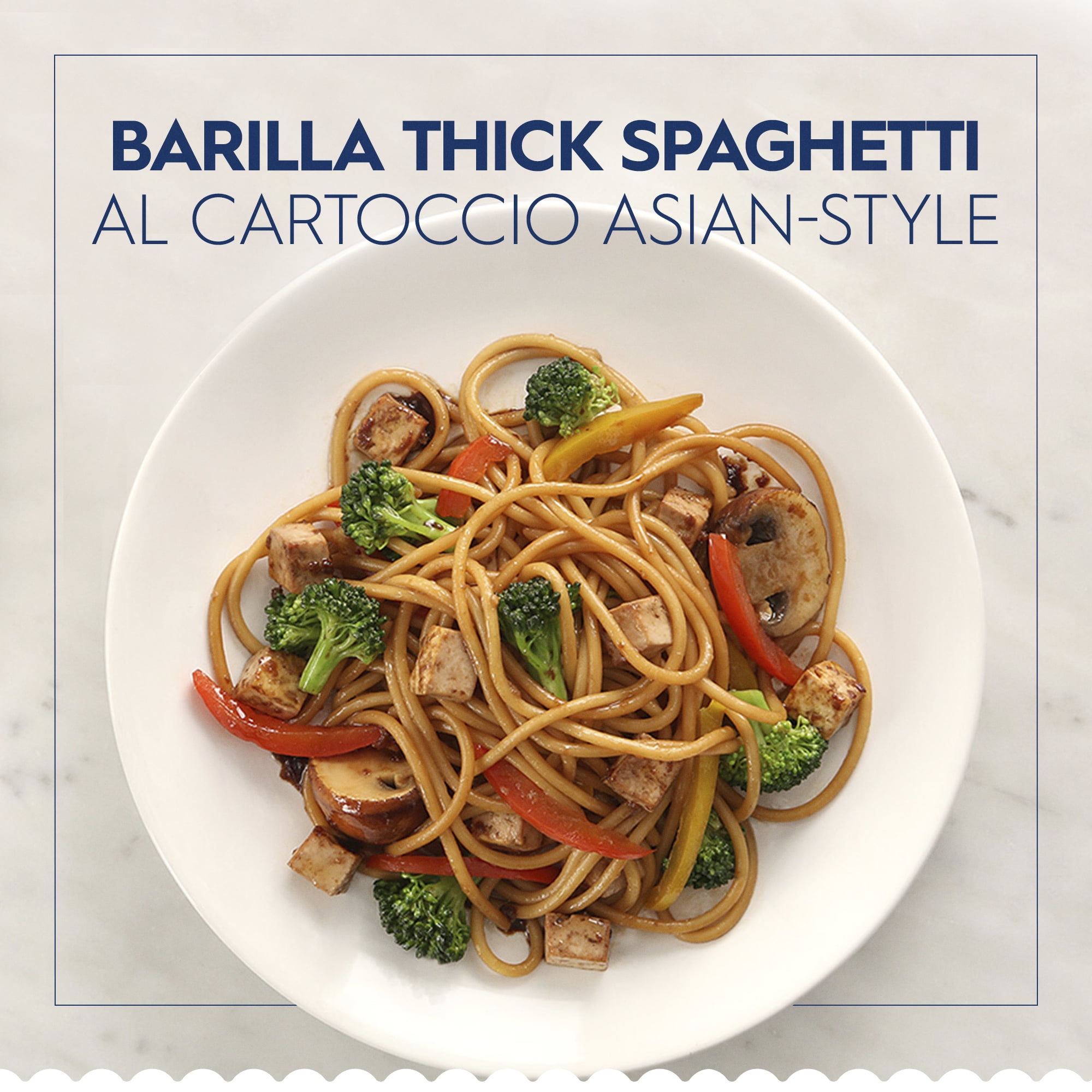 (20 pack) Barilla Classic Non-GMO, Kosher Certified Thick Spaghetti Pasta, 16 oz