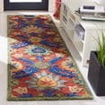 thumbnail image 3 of SAFAVIEH Blossom Cantor Floral Runner Rug, Red/Blue, 2'3" x 8', 3 of 8