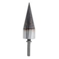 thumbnail image 2 of DYNWAVECA High Splitter Drill Log Splitter Drill Bit Log Reamer Heavy Duty Punch Driver Step Drill Bit Wood Auger Splitter Tools for Household Use - 45mm hex shank, 2 of 10