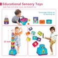 thumbnail image 2 of Stacking Toys LTKFFFDP para bebés de 1 a 3 años con clasificador de formas, 2 of 6