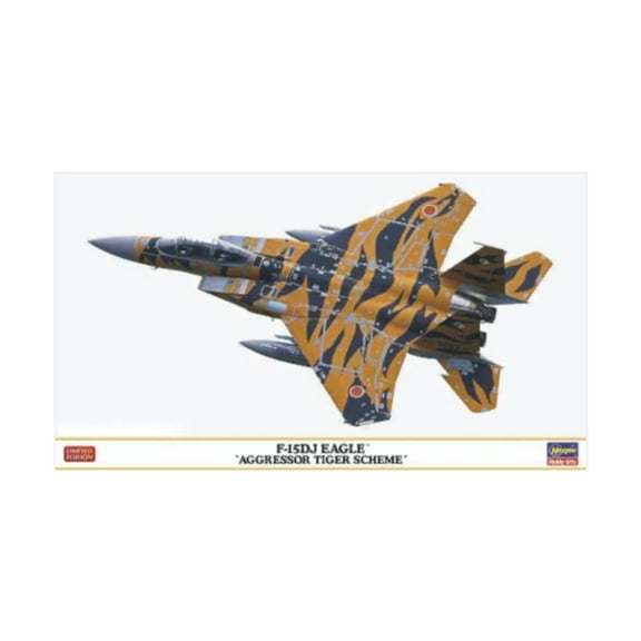 Hasegawa F-15DJ Eagle Aggressor Tiger Scheme (Limited Edition) New
