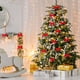 thumbnail image 2 of Apuakthei - Mini lazo de cinta roja, 100 unidades, para decoración de árboles de Navidad, envoltura de regalos, manualidades, tarjetas de regalo de cumpleaños, suministros para fiestas, adornos para, 2 of 7