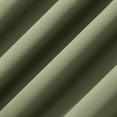 thumbnail image 4 of Sun Zero Avery 100% Blackout Rod Pocket Single Curtain Panel, Sage Green, 40"W x 84"L, 4 of 9