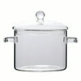 thumbnail image 6 of 1500 ml Transparent Glass Stew Pot with Lid, Suitable for Stovetop and Induction Cooking, 6 of 6