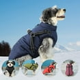 thumbnail image 3 of Winter Warm Coat Waterproof Dog Winter Jacket with Harness Traction Belt,Windproof Pet Outdoor Jacket Dog Autumn, 3 of 6