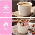 thumbnail image 5 of 500 Pcs 5 oz Ice Cream Paper Cups Bulk Disposable Dessert Bowls Hot Cold Food Paper Cups for Frozen Yogurt Snack Sundae Party Favors Ice Cream Bar Supplies, 5 of 10