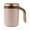 Brown, variant on Btomtd 15oz Fully Automatic Mixing Stainless Steel Coffee Cup, Multifunctional Magnetic Stirring Coffee Mug, Office and Home Use Water Cups for Everyday, White