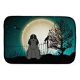 thumbnail image 1 of Carolines Treasures BB2282DDM Halloween Scary Cocker Spaniel Black Dish Drying Mat, 1 of 1