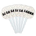 thumbnail image 1 of Sabra Cupcake Picks Toppers - Set of 6 - Mutlicolored Speckles, 1 of 1