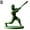 B, variant on Baseball Soldier Figurines,2 Inches Green Baseball Players Pitcher, Catcher,Fielder Figurines,Classic Toy Soldiers Set,Funny Navy Figures,Gift Baseball Man Baseball and Army for Fans Enthusiasts XLCG