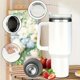 thumbnail image 4 of 40oz Large Capacity 304 Stainless Steel Vacuum Cup With Handle And Straw Car Water Bottle Cold Hot Mugs Vacuum Flask For Outside, 4 of 6