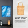 thumbnail image 4 of Raindrops 1Pcs Woven Wall Hanging Storage Basket In Pastoral Style For Homeowners, 4 of 8