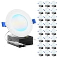 thumbnail image 1 of Luces LED empotradas Sunco Lighting de 4 pulgadas, 650 lm, 10 W, regulables, 1 of 7