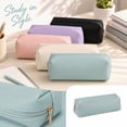 thumbnail image 3 of Clearance Back to School Pencil Case - Cute Pencil Box for School Supplies, Perfect for Colored Pencils, Markers, Erasers, Zipper Pouch, Ideal for Kids Teens,Blue, 3 of 6