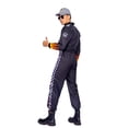thumbnail image 2 of Roma Costume Mens 1Pc Hunky Race Car Driver Costume Small Size In Black, 2 of 3