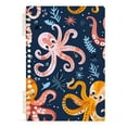thumbnail image 2 of Cartoon Funny Octopus Notebooks 2 Pcs 1-subject Journal 60 Sheets A5 College Ruled Paper Detachable Ring 8.3"x5.7", 2 of 8