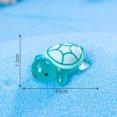 Cute Cartoon Resin Luminous Turtle Ornament Cartoon Aquarium Fish Tank