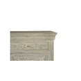 thumbnail image 6 of Taran Designs Fillian Floral Carved Solid Wood Sideboard in White, 6 of 8