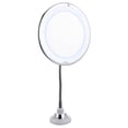 thumbnail image 1 of 360 Degree Rotating 10X Magnifying Makeup Mirror with Suction Cup and LED Light, 1 of 5