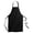 Black, variant on Edwards Garment Butcher Apron Two Piece Slide Adjustment, Style 9005