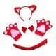thumbnail image 4 of Conjunto de disfraz de animal de 4 piezas para Halloween, orejas de animales de dibujos animados, diadema, guantes, Niño Yuyangstore traje de cosplay, 4 of 8