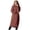 Red, variant on Fesfesfes Women Jacket Casual Warm Hoodie Solid Color Long Coat Causal Outerwear Sweater Knit Cardigan
