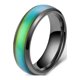 thumbnail image 3 of AsJerlya-anillo de acero inoxidable con cambio de Color para hombre y mujer, sortija con sensación de temperatura y emoción, joyería fina, 3 of 4
