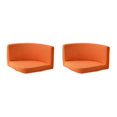 thumbnail image 3 of Guardoinrt Modern Simple Style Chair Cover Home Décor With Ease Polyester Trilateral Chair Covers Cover Chairs Made With Polyester Orange 2Set, 3 of 6
