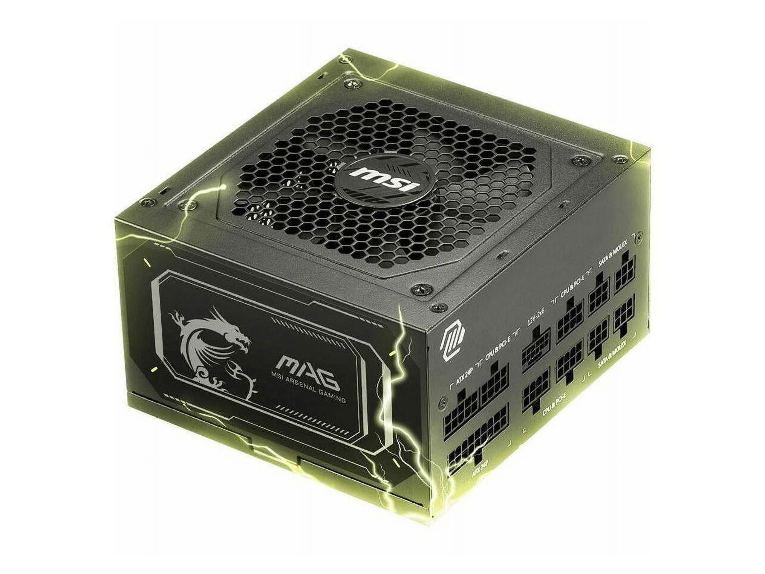 MSI MAG A850GL PCIE 5.1 & ATX 3.1 Gaming Power Supply - Full