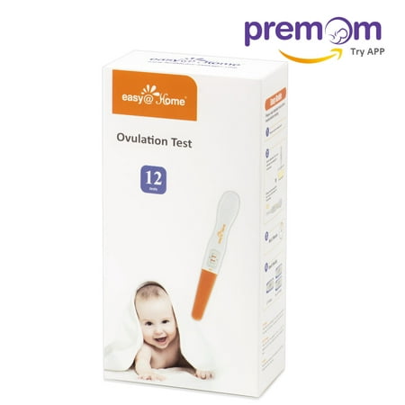 Easy@Home 12 Ovulation (LH) Tests - Midstream Test (Best Ovulation Sticks Uk)