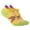 Yellow, variant on Women's Breathable Cotton Ankle Running Socks Padded Sports Socks, 1 Pair (11.02 inches / 28 cm)[cite: 1]