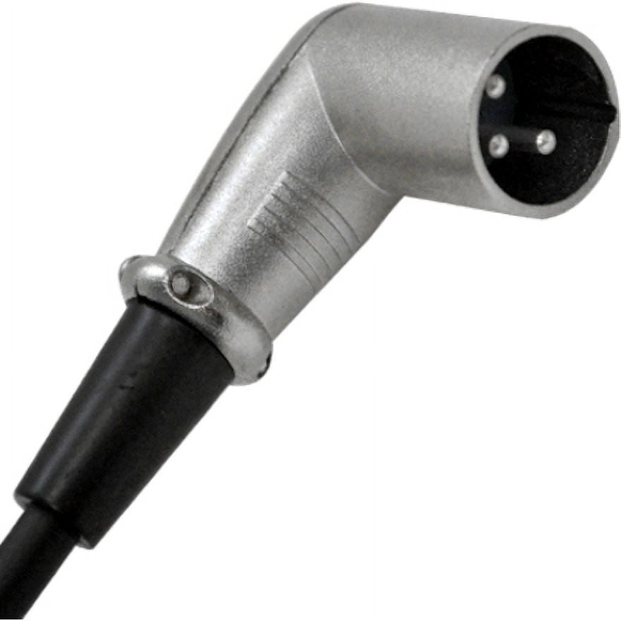 Seismic Audio SAXRA25, XLR Right Angle Microphone Cable