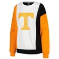 thumbnail image 2 of Women's Gameday Couture White/Black Tennessee Volunteers Vertical Color-Block Pullover Sweatshirt, 2 of 3