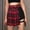 #6Red, variant on Byworldtasic Womens Skirts Plus Size Womens Goth Punk Y2K Skrit Front Buttons Mesh Print Skirts with Shorts