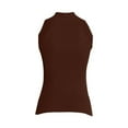 thumbnail image 4 of Beach Vacation Clothes for Women Compression Garments for Women Character Tops Bra under Shirt Camisole Shelf Bra Top Copper Top Crop Teens Girls Long Cute Shirts Summer Tops with Brown S, 4 of 4