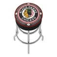 thumbnail image 5 of Trademark Global DO NOT SET LIVE! NHL Chicago Blackhawks Throwback Padded Bar Stool, 5 of 5