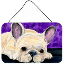 Carolines Treasures SS8698DS812 French Bulldog Indoor Aluminum Metal Wall or Door Hanging Prints, 8 x 12", Multicolor
